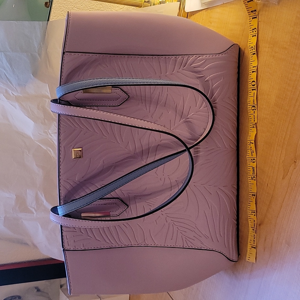 Kate Landry embossed handbag/ satchel